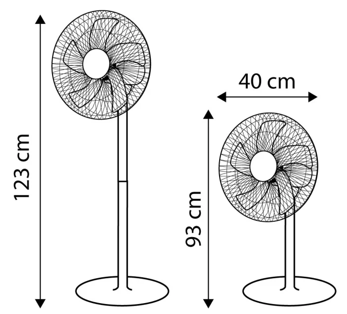 NEO Podni ventilator 50W 90-015 - Slika 3