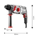 Graphite čekić bušilica 800 W, 2,8 J, model 58G538 SDS+ s koferom - Slika 6