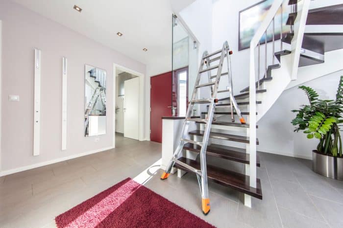 KRAUSE Ljestve zglobne TeleMatic 4x4 gazišta MONTO - Slika 4