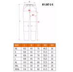 NEO Mix&Match radne hlače, canvas 81-287-2 - Slika 5