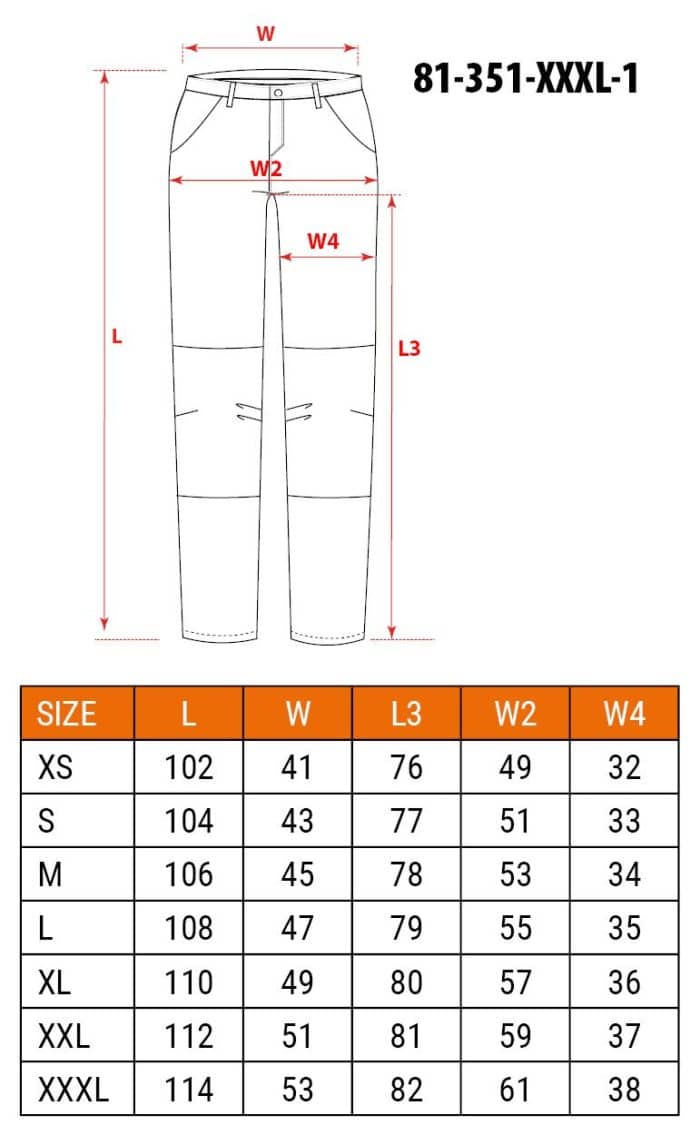 NEO Mix&Match radne hlače s ojačanjima 81-351-1 - Slika 4