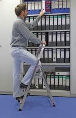 KRAUSE Ljestve za domaćinstvo 3 gazišta CORDA - Slika 3