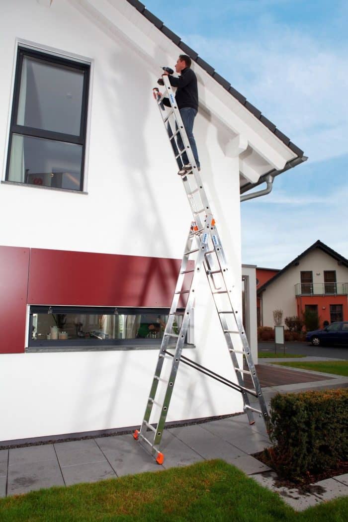 KRAUSE Ljestve trodijelne TRIBILO 3x12 gazišta MONTO - Slika 4