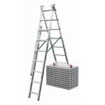 KRAUSE Ljestve trodijelne 3x6 gazišta CORDA - Slika 5