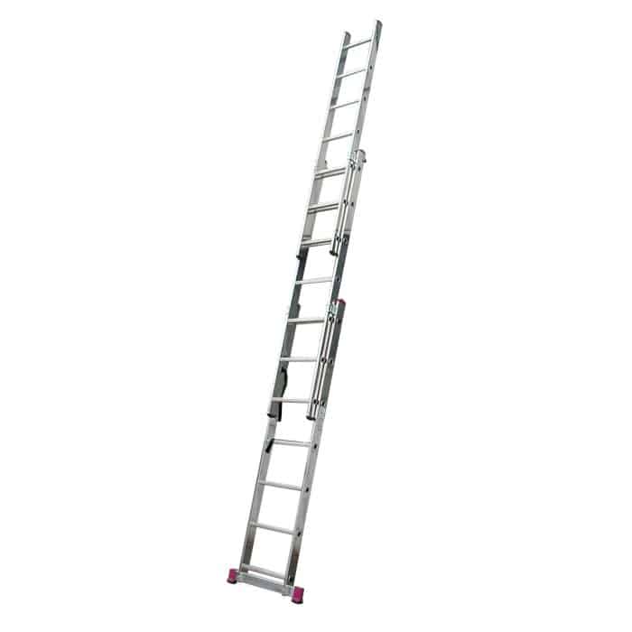 KRAUSE Ljestve trodijelne 3x8 gazišta CORDA - Slika 2