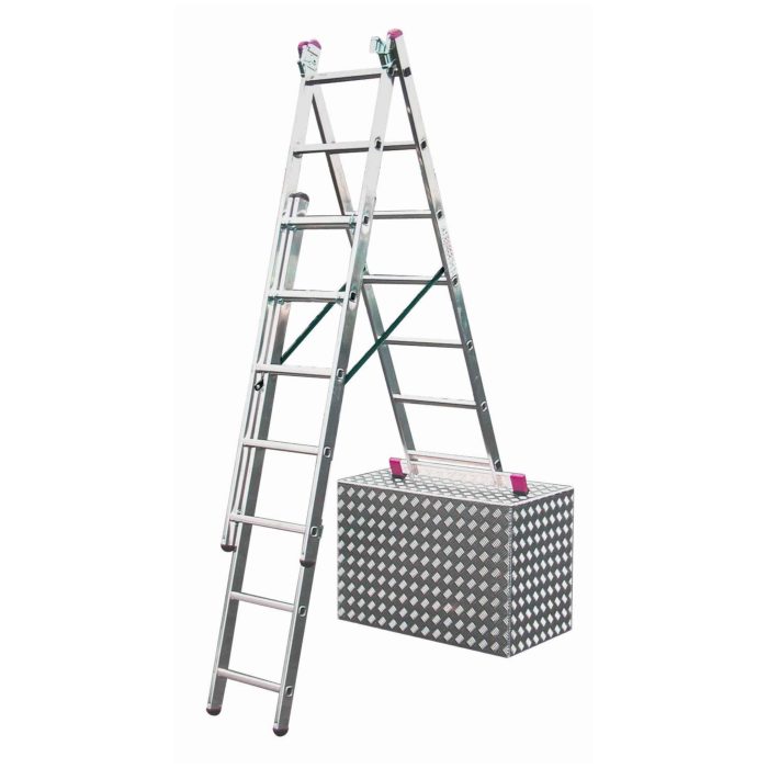 KRAUSE Ljestve trodijelne 3x10 gazišta CORDA - Slika 6