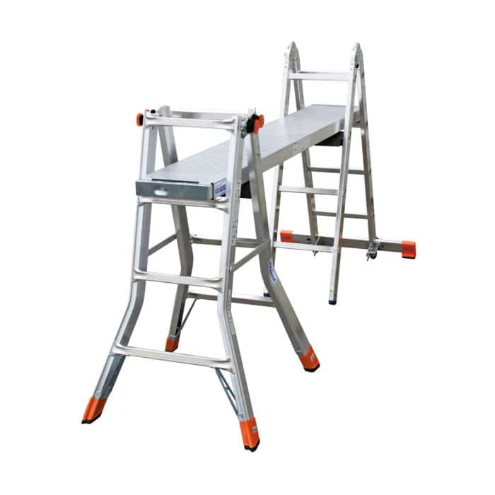 KRAUSE Ljestve zglobne TeleMatic 4x4 gazišta MONTO - Slika 2