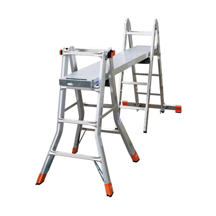 KRAUSE Ljestve zglobne TeleMatic 4x4 gazišta MONTO - Slika 2