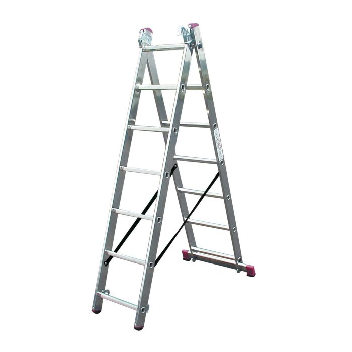 KRAUSE Ljestve trodijelne 3x10 gazišta CORDA - Slika 4