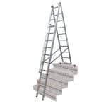 KRAUSE Ljestve trodijelne 3x8 gazišta CORDA - Slika 5