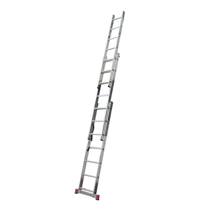 KRAUSE Ljestve trodijelne 3x9 gazišta CORDA - Slika 2