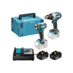 MAKITA Aku set LXT bušilica, udarni odvijač u koferu DLX2528TJ