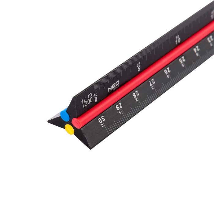 neo-72-205-Linijka-trojkatna-30-cm NEO Ravnalo 300 mm 72-205 - Slika 1