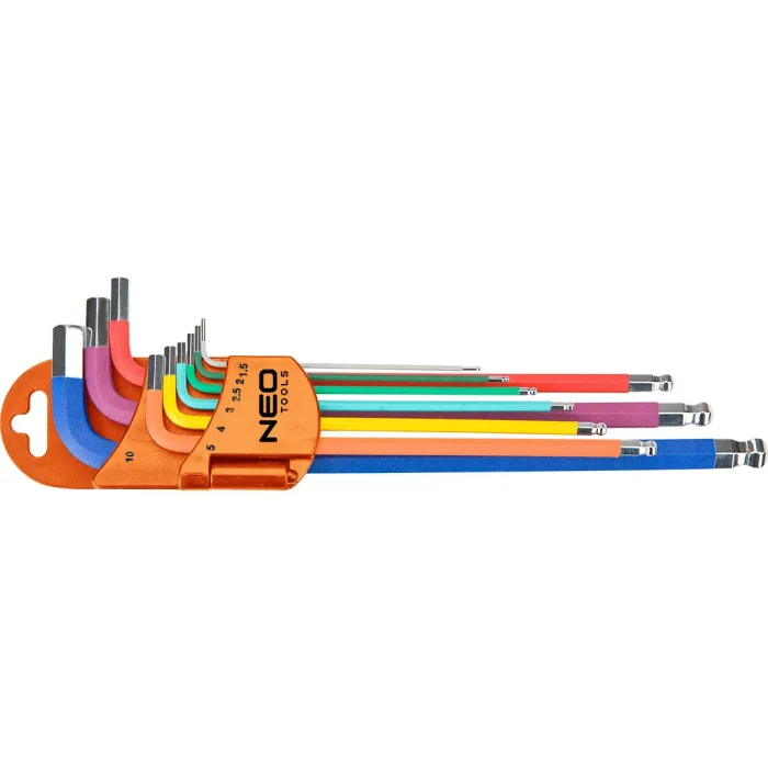 neo-klucze-szesciokatne-15-10-mm-zestaw-9-szt_1 NEO Set imbus ključeva 9/1 09-512 - Slika 1