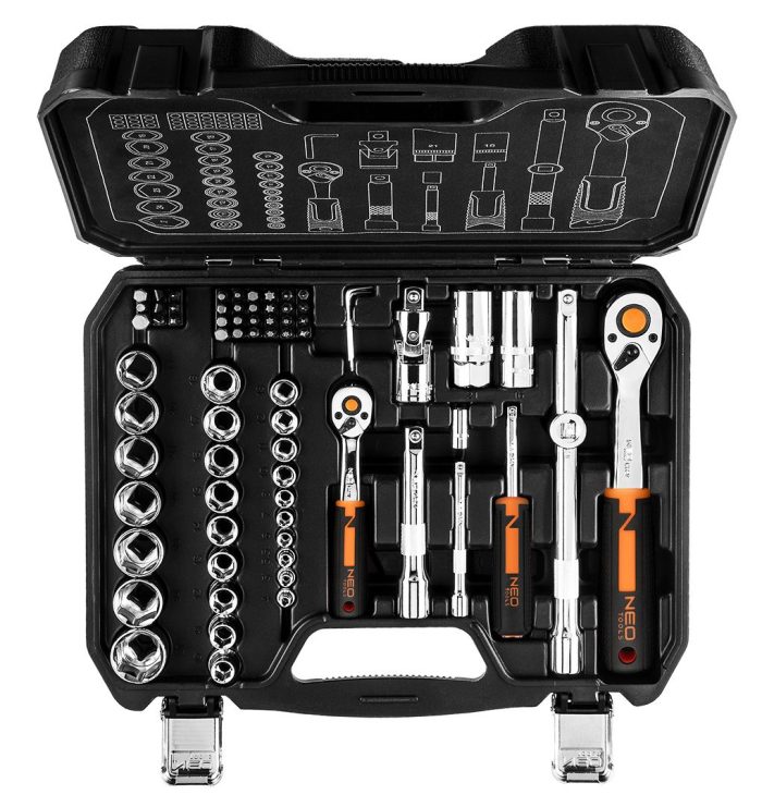 NEO Set nasadnih ključeva 1/4 i 1/2, 73/1 10-054 - Slika 6