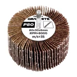 GRAPHITE Brusni kotač 80 x 30 x 6 mm, P80 58T384