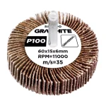 GRAPHITE Brusni kotač 60 x 15 x 6 mm, P100 58T390