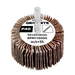 GRAPHITE Brusni kotač 50 x 20 x 6 mm, P40 58T399