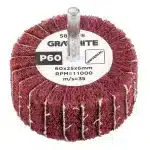 GRAPHITE Brusni kotač 60 x 25 x 6 mm, P60 58T406