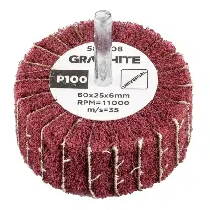 GRAPHITE Brusni kotač 60 x 25 x 6 mm, P100 58T408