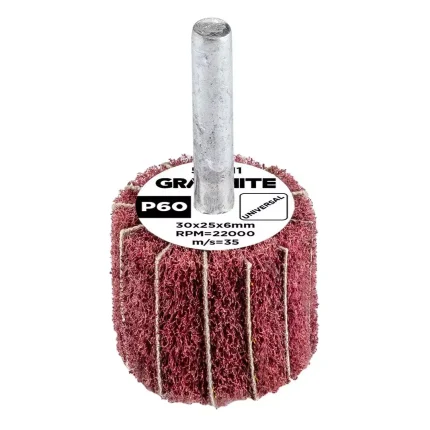 GRAPHITE Brusni kotač 30 x 25 x 6 mm, P120 58T414
