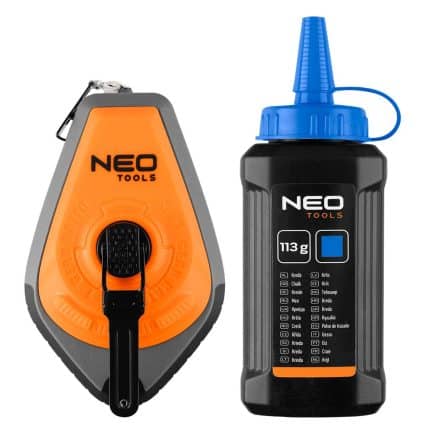 NEO Špaga za obilježavanje, plastično kućište + kreda plava 49-952