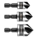 GRAPHITE Set borera za skošenje 3/1, 12-19 mm 54T423