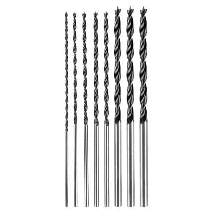 GRAPHITE Set svrdala za drvo 300 mm, 4-12 mm, 7/1 54T573