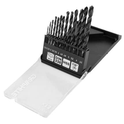 GRAPHITE Set HSS svrdala za metal 1,5-6,5 mm, 13/1 54T930