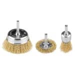 GRAPHITE Set mesinganih žičanih četki, 25, 50, 75 mm, 3/1 57T402