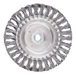 GRAPHITE Kružna žičana četka čelična 115-150 mm, M14, upletena 57T432-57T433