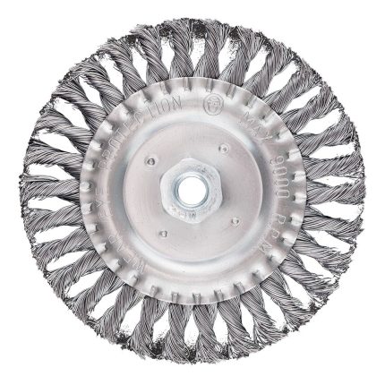 GRAPHITE Kružna žičana četka čelična 115-150 mm, M14, upletena 57T432-57T433