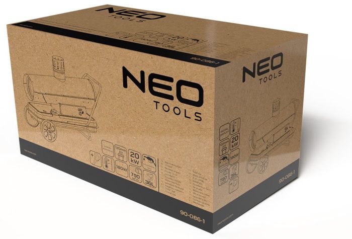NEO dizelski top s ispuhom 20 kW 90-086 - Slika 12