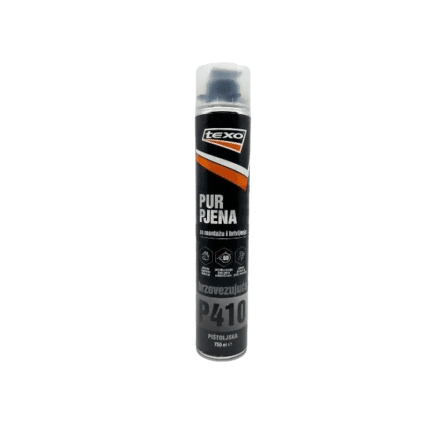 TEXO Poliuretanska pjena brzovezajuća pištoljska P410, 750 ml