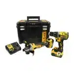 DeWALT Aku set brusilica i bušilica DCK2020P2T 18V 2×5.0Ah