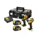 DeWalt Set aku bušilica i odvijač 18V 2×4.0Ah u TSTAK koferu DCK2062M2T
