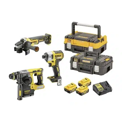 DeWalt Set aku bušilica-odvijač-brusilica 18V 3 x 5.0Ah u TSTAK koferu DCK305P3T