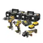 DeWalt Set aku bušilica-odvijač-brusilica 18V 2×5.0 Ah DCK384P2T
