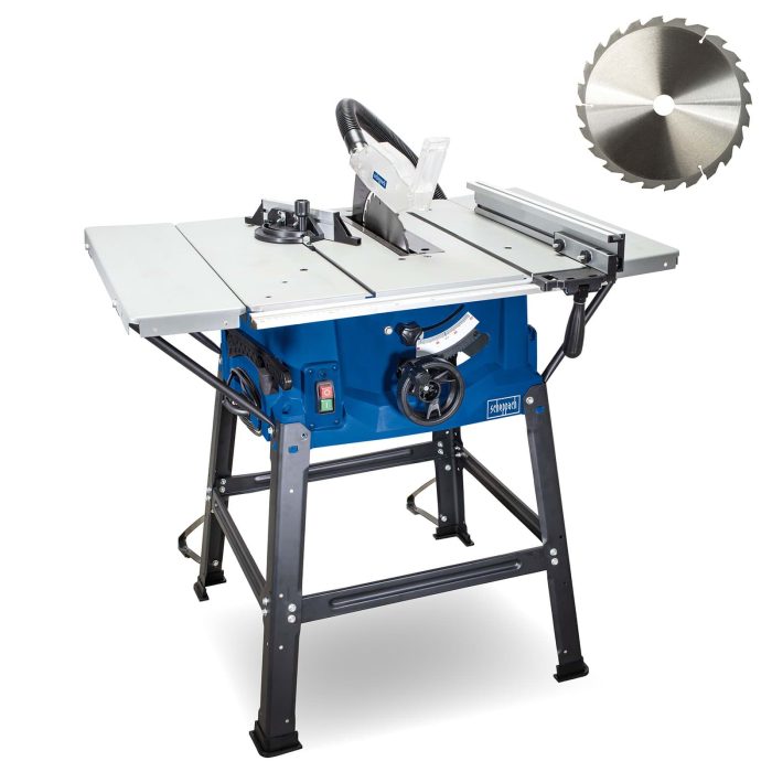 hs100s_scheppach_diy_werkstatt_keyfacts_zubehoer_na SCHEPPACH Stolni cirkular sa dva rezna lista HS100S - Slika 1
