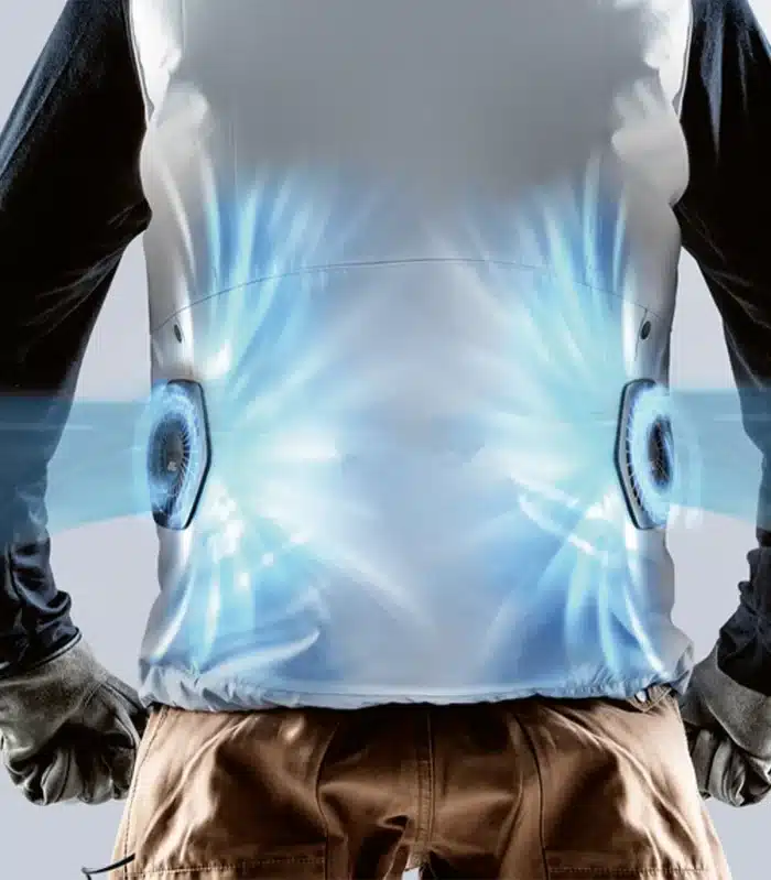 MAKITA Aku prsluk s ventilatorom 12 V max CXT / 18 V LXT DFV210ZL - Slika 2