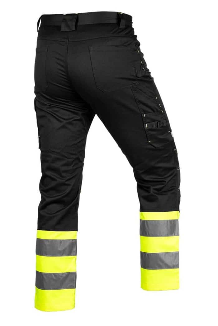 Reflektirajuće radne hlače crno-žute S-XXL NEO 81-795 - Slika 3