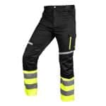 Reflektirajuće radne hlače crno-žute S-XXL NEO 81-795