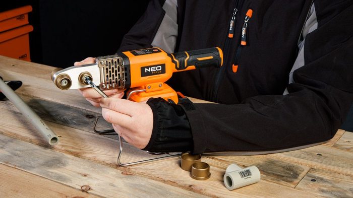 Aku aparat za varenje plastičnih cijevi18V NEO 04-622 - Slika 2