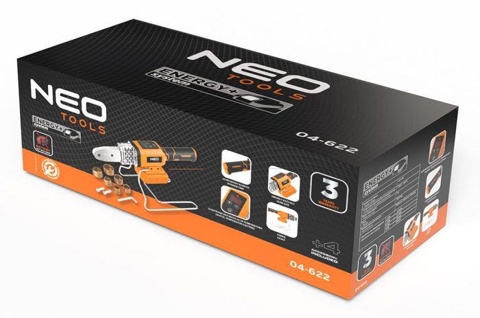 Aku aparat za varenje plastičnih cijevi18V NEO 04-622 - Slika 16