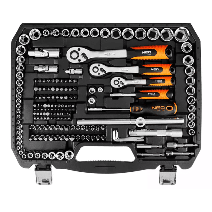 Set nasadnih ključeva 1/2", 3/8", 1/4", 220/1 NEO 10-220 - Slika 5