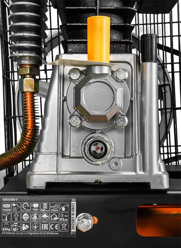 Uljni kompresor 100 l, 230V NEO 12K030-1 - Slika 6