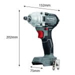 Aku udarni odvrtač 18V, 330 Nm, 1/2" 58G028-1 - Slika 3