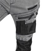 Radne hlače Denim-sive, s ojačanjima NEO 81-360-2 S-XXXL - Slika 7