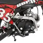 Benzinski motocikl (kroser) 6,0kW HECHT 51125 Crveni - Slika 9