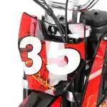 Benzinski motocikl (kroser) 5,0kW HECHT 51126 Crveni - Slika 14